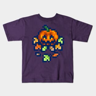 Pixel Jack-O Kids T-Shirt